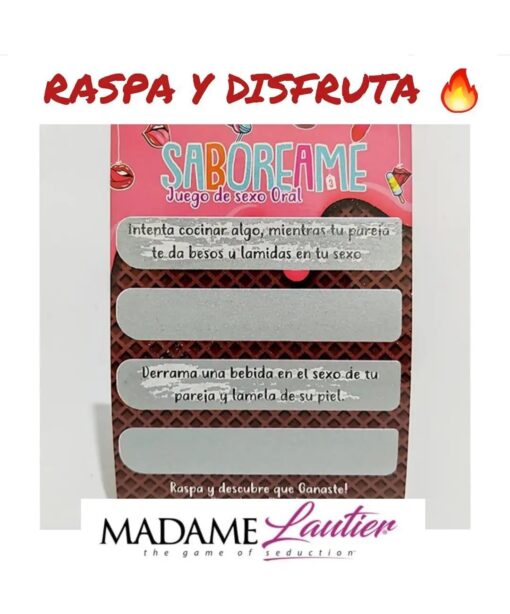 JUEGO RASPA Y DISFRUTA