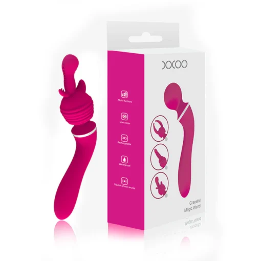 VIBRADOR Y ESTIMULADOR MAGIC HEADS
